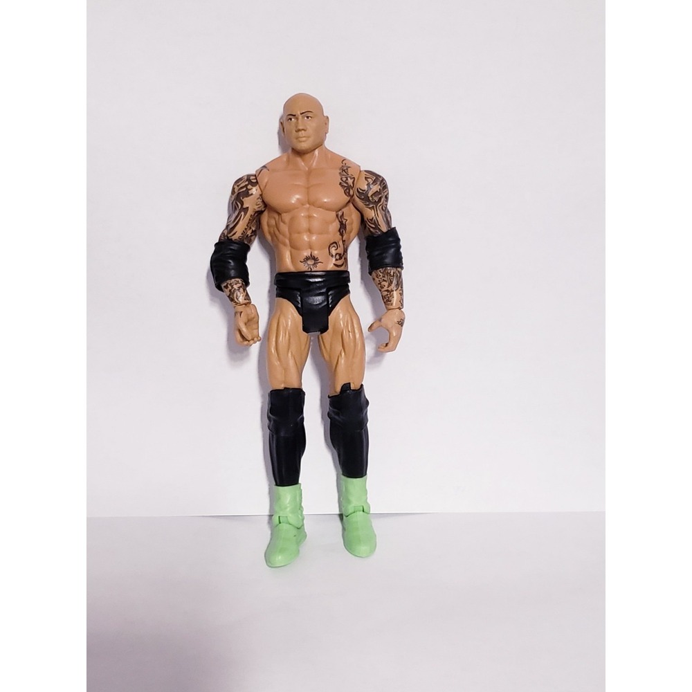 WWE Batista WrestleMania 36 Basic Figure Mattel 2013 Rare Green Attire